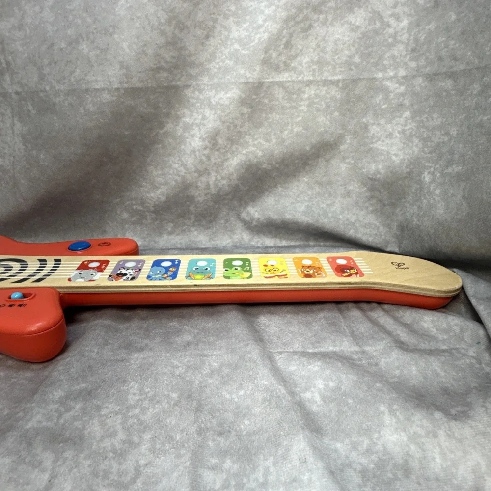 Baby Einstein Musical Wooden Electric Guitar Toy Strum Along Songs Montessori